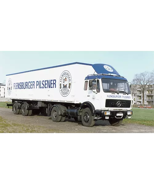 LKW mit Flensburger Pilsener Druck. 