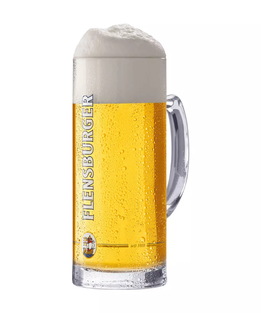 Das Flensburger Bierglas Seidel.
